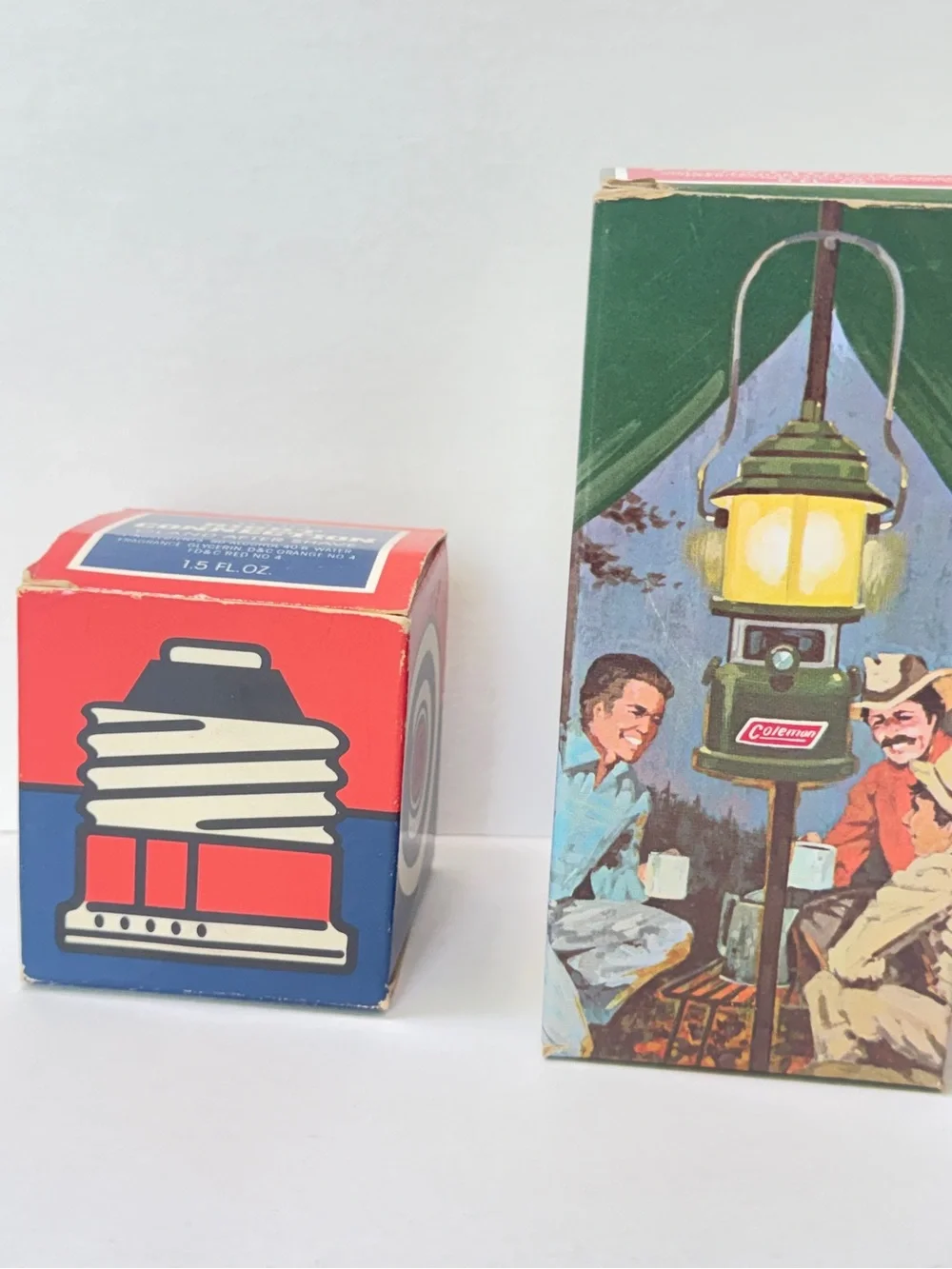VTG Avon Lot Of 2 - Right Connection 1970s and Coleman Camping Lantern, NOS